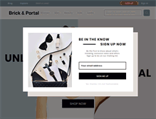 Tablet Screenshot of brickandportal.com